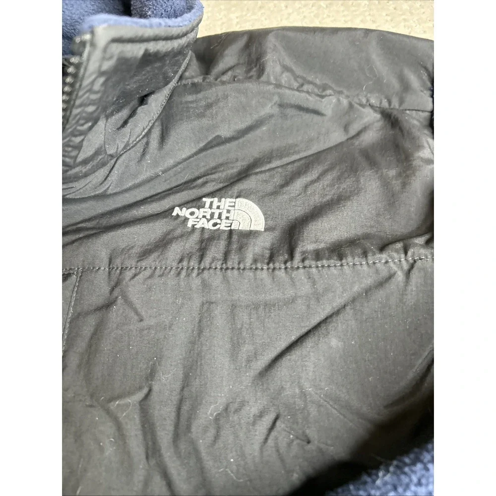 The Northface polartec zip up fleece jacket size 2XL Navy/Black‎
